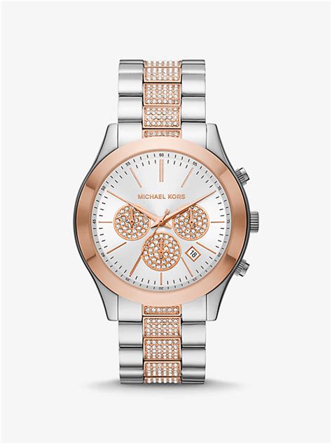 ernest jones michael kors runway watch|Oversized Slim Runway Two.